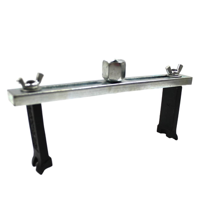 Accesorio de herramienta de extracción de bomba de para coche, cubierta de tapa de tanque de duradera de acero al carbono Negro Cola Llave para tapa de tanque de combustible