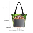 thumbnail image 2 of Defioc Cobra Snake Print Tote Bag for Women,Shoulder Bag with Zipper Casual Tote's Handbag Big Capacity Shoulder Bag with Inner Pocket Fit for Shopping,Office,Travel, 2 of 7