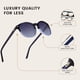 thumbnail image 4 of Gafas de sol DUCO retro redondas polarizadas UV400 para mujeres DC1230, 4 of 6
