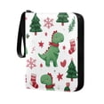 thumbnail image 2 of Game Card Storage Bag Collectible Trading Card Albums The 4-Pocket Card Binder With 50-Page Sleeve Can Hold 400 Game Cards Little Green Dinosaur, 2 of 6