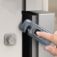 thumbnail image 4 of Fridge Lock,2pcs Fridge Locks For Kids.Refrigerator Lock Also Used For Rv Refrigerator Oven Lock Child Safety Baby Cabinet Locks, 4 of 7