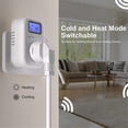 thumbnail image 3 of 220V Temperature Controller Plug with Sensor, Digital Thermostat Plug ,Socket Thermostat Switch for Greenhouses EU Plug, 3 of 5