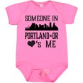 thumbnail image 3 of Inktastic Portland Oregon Someone Loves Me Skyline Boys or Girls Baby Bodysuit, 3 of 5
