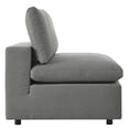 thumbnail image 6 of Modway Commix 5-Piece Outdoor Patio Sectional Sofa in Charcoal, 6 of 10