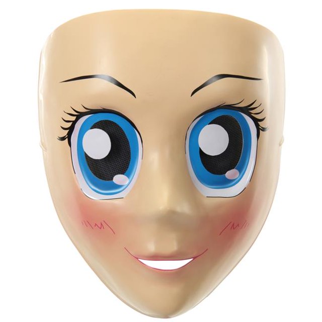 Morris Costumes EL444378 Anime Blue Eyes Mask