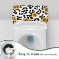 thumbnail image 4 of ZIATUBLE Sunflower Toilet Tank Lid Covers Cow Print Toilet Lid Cover Dust Cover Universal Toilet Mat Protective Cover Pack of 2 Easy to Clean Toilet Bowl Tank Covers for Bathroom Home Decor, 4 of 5