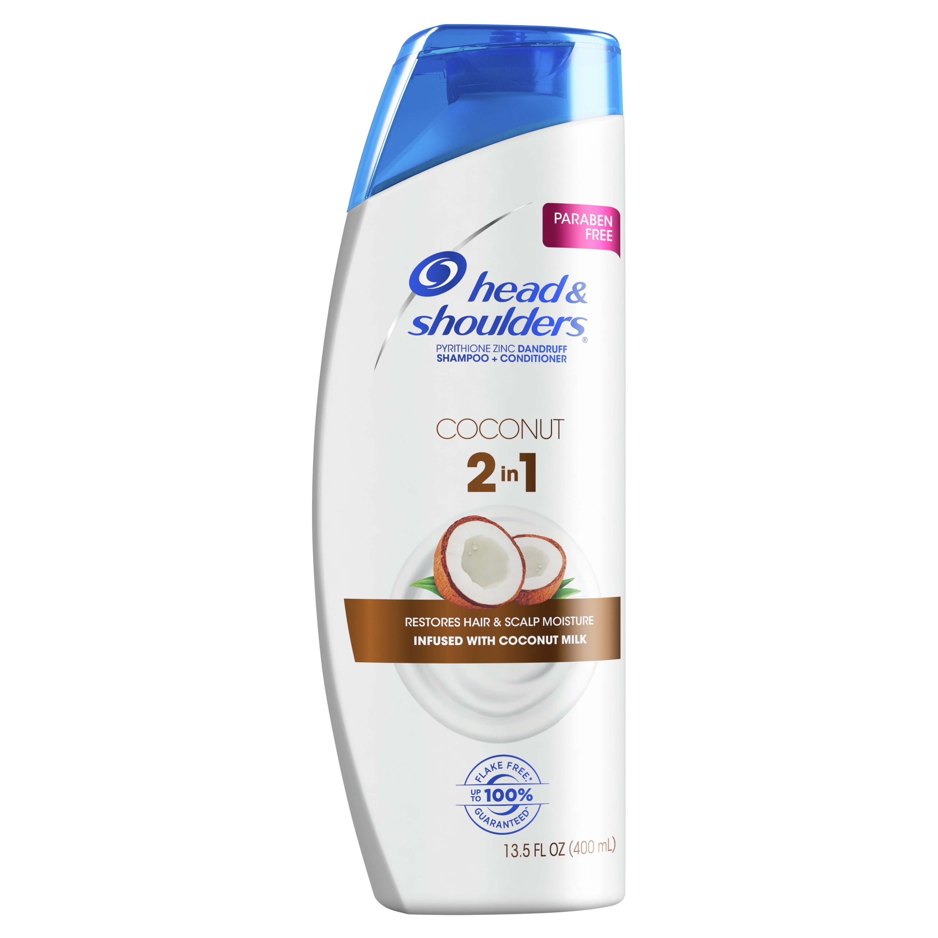 Head & Shoulders 2 in 1 Shampoo Conditioner, Coconut, 13.5 fl oz