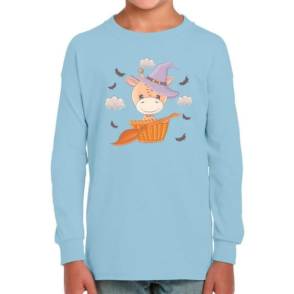 Cute Baby Giraffe W Broom Long Sleeve Toddler -Image by Shutterstock,  5 Toddler