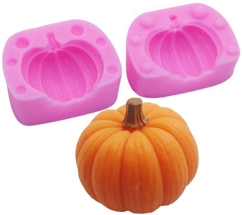 Details about   3D Halloween Pumpkin Baking Mold Tool Silicone Cake Decorating Baking Mould TB 
