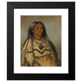 thumbnail image 2 of George Catlin 20x24 Black Modern Framed Museum Art Print Titled - Sha-Ko-Ka, Mint, a Pretty Girl (1832), 2 of 5