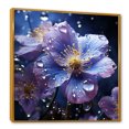 thumbnail image 2 of Designart "Blending Violets In A Mixed Setting" Violets Floater Framed Wall Decor, 2 of 5
