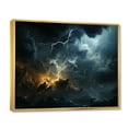 thumbnail image 2 of Designart "Unleashed Turbulence in the Storm" Landscapes Floater Framed Canvas Art Print, 2 of 7