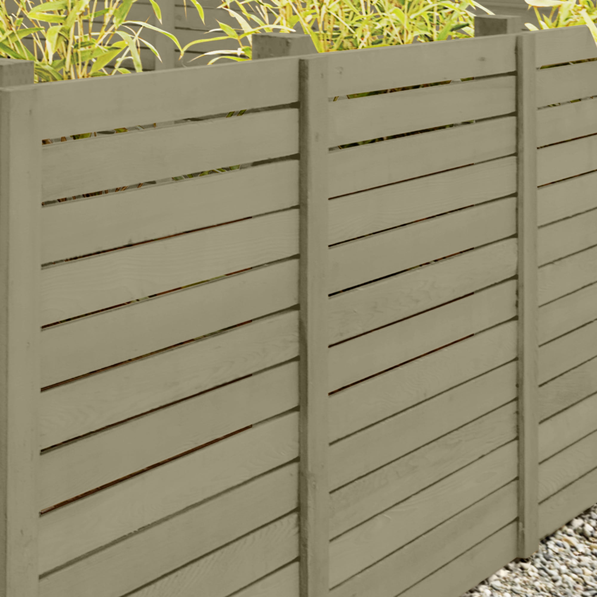 Olympic 1 Gallon SC-1040 Heritage Gray Exterior Solid Wood Protector Stain Plus Sealer in One