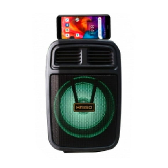 Bocina Luz LED Kimiso 4'' Portatil Negro
