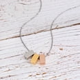 thumbnail image 5 of Mother and Daugther Mother's Day Gift, Mother's Day Gift from Daughter, Mother Day Gift Ideas, Necklace and Card Gift for Mom, Gift for Mom, Gift her Her[Multi-Color Triple Cube,Blue-Green Gradient], 5 of 6