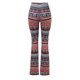 thumbnail image 2 of Gibobby Leggings con Forro Polar para Mujer Pantalones de fondo largo a la moda para mujer, pantalones con estampado Floral Hippie de cintura alta(Azul oscuro,M), 2 of 4