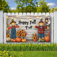 thumbnail image 5 of Decorative Design Happy Fall Y'all Banner Harvest Theme Autumn Decorations for Thanksgiving Celebration Outdoor Decor Festival Display, 5 of 8