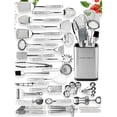 thumbnail image 1 of Home Hero 54 Pcs Ensemble d'Ustensiles de Cuisine en Acier Inoxydable - Ensemble d'Ustensiles de Cuisine Antiadhésifs en Acier Inoxydable - Essentiels de Cuisine Résistants à la Chaleur & Gadgets de Cuisine en Métal (54 Pcs), 1 of 2