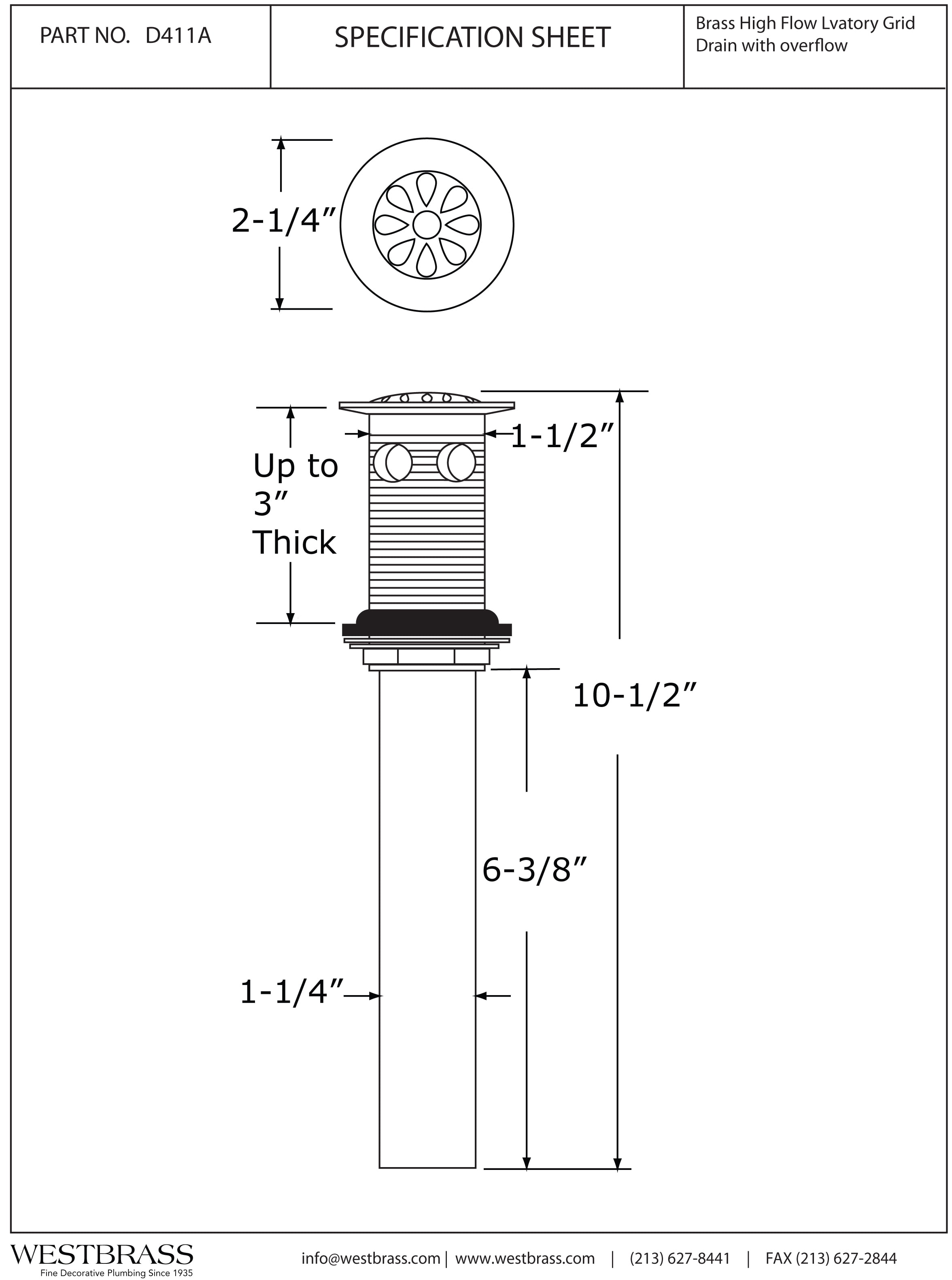 Westbrass Rapid Drain Fully Finished Bathroom Sink Drain Assembly with Overflow Holes, Antique Copper