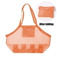 thumbnail image 3 of Large Capacity Mesh Beach Bag for Outdoor Pool Toys Storage Tote Reusable Sand Tools Carry All 1-Pack, 3 of 6