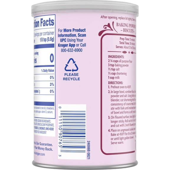 Kroger Baking Powder 8.1 oz - Pack of 1