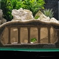 thumbnail image 5 of FastXmas Aquarium Underground Tunnel Cave Natural Curve Two Hole Viewing Fish & Shrimp Under Gravel Tunnel Fish Tank Decoration Hideout Perfect for Corydora Catfish, Kuhli Loach,Pleco(Yellow), 5 of 6