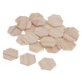 thumbnail image 1 of Piezas De en apariencia De Sin Terminar (25 Piezas) - La Sin Terminar Ligera Es Fácil De , Teñir, Embellecer - Perfecto Macarena Adorno de forma de madera, 1 of 8