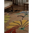 thumbnail image 6 of Rugsotic Carpets Hand Tufted Wool Eco-Friendly Area Rugs - 10'x13', Rectangle, Camel, Modern Contemporary Design, High Pile Handmade Anti Skid Rugs for Living Room, Bed Room (K00219), 6 of 12