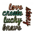 thumbnail image 2 of Sizzix THoltz Thinlits Die Shadow Script #1, 2 of 4
