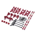 thumbnail image 3 of RC Car Rear Swing Arms Automobile Repairing Kit Steering Cups Wheel Cup Automobile Bearing Repairing Set Replacement for WLtoys 144010 144001 144002 Red, 3 of 9