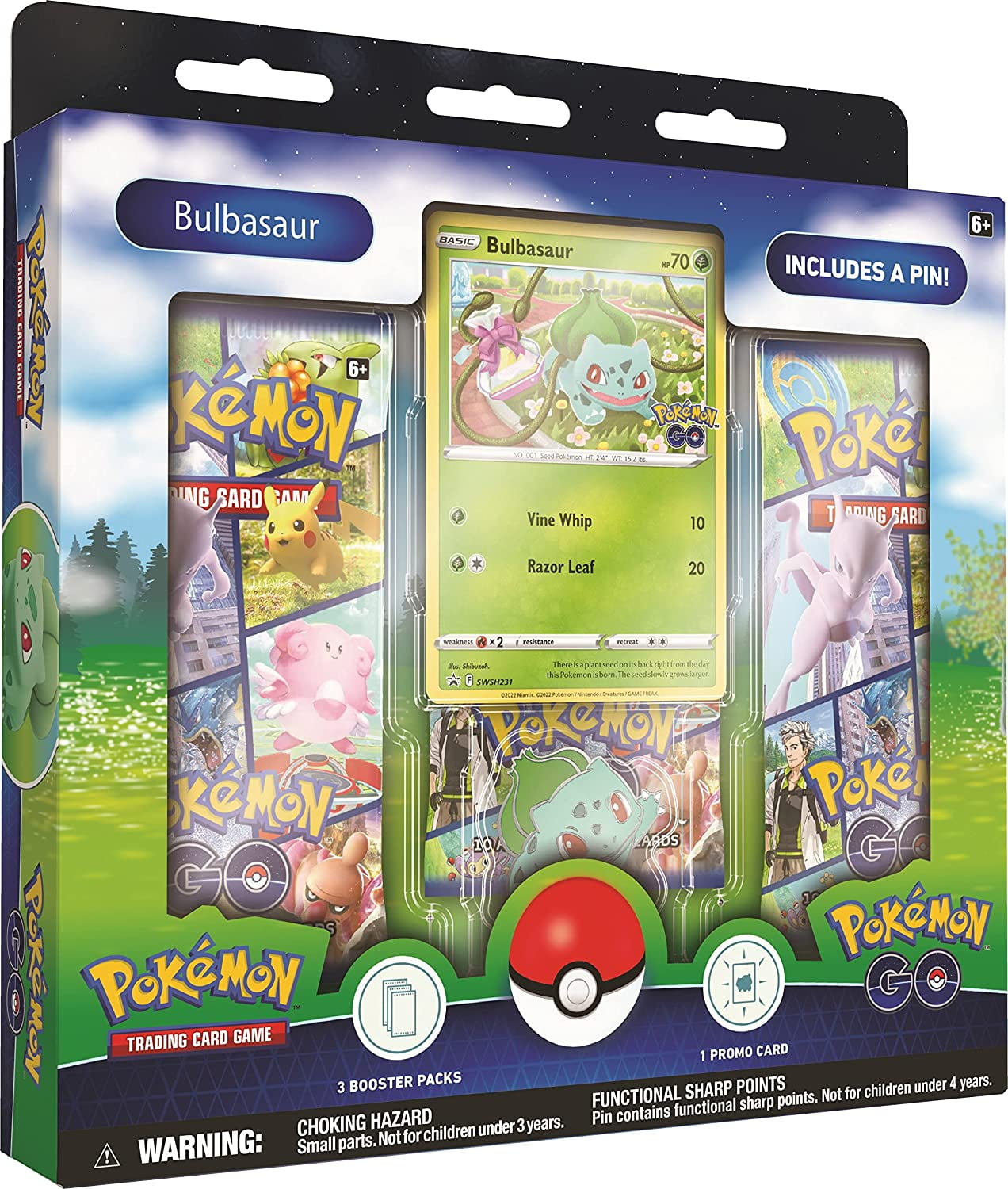 Pokémon Trading Card Games: Pokémon GO Pin Collection (1 X Random)