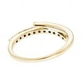 thumbnail image 2 of Ladies 18K Womens Designer Natural 0.3 Ctw Diamond Wedding Band For Her (Yellow Gold Size 8), 2 of 3