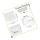 thumbnail image 2 of unbranded 10Ud Acrílicas Reutilizables Para En Bodas Con Claro Y Moderno, 2 of 8