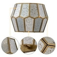 thumbnail image 3 of C Cattleya Brass Wall Light with Silver Mercury Glass, 3 of 7
