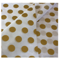 Gold Polka Dot Tissue Paper, 20"x30", 24ct