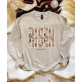 thumbnail image 3 of Ink-Printed Pearls He Is Risen Christian Sweatshirt for Women - Floral Easter Pullover Sand Sweatshirt Adult X-Large, 3 of 7