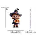 thumbnail image 3 of Halloween Pumpkin With 2D Flat Acrylic Backpack Car Pendant & Keychain – Festive Decor Accessories, 3 of 4