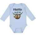 thumbnail image 3 of Inktastic Pawpaw Loves Me Cute Sloth and Baby Boys or Girls Long Sleeve Baby Bodysuit, 3 of 5