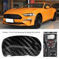 thumbnail image 4 of Gear Shift Knob Cover Carbon Fiber Car Gear Shift Knob Cover Trim Decoration Fit For Ford Mustang 2014-2018 ANGGREK Gear Shift Knob Cover Trim, 4 of 8