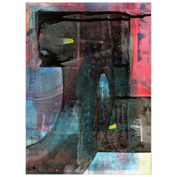 Switching Directions Washable Abstract Art Area Rug size 8'x10', Power-loomed, Heavenly Softness with Non-Slipping Backing