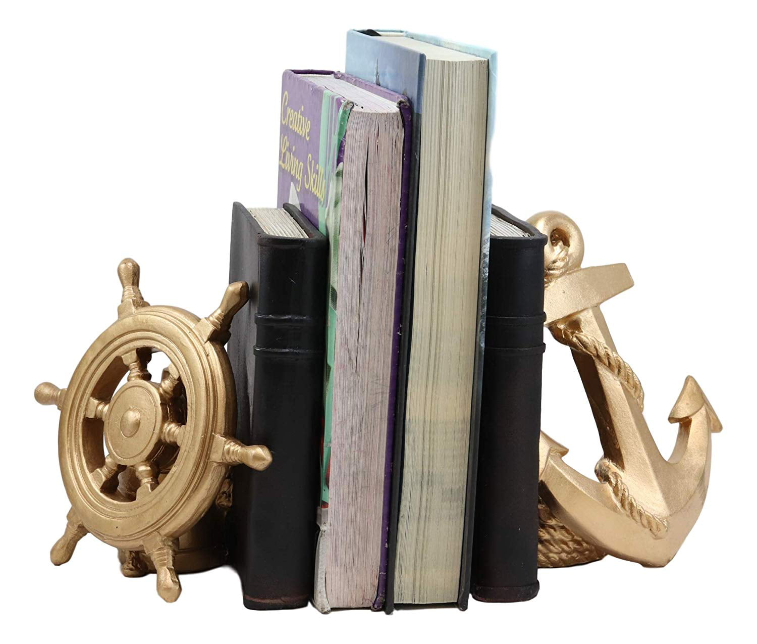 The Keepsake House Pair Of Creative Wooden Photo Frame Wood Bookends 