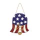 thumbnail image 2 of 4th July Patriotic Wooden Hanging Sign Gnome Cozy Home Round Wall Decor Designed Specifically For Independence Day Home Decoration, 2 of 6