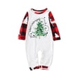 thumbnail image 2 of Christmas Family Pajamas Matching Sets (Red) - Santa's Tree Pattern Matching Pjs Matching Family Matching Outfits Ideal for Festive Family Photos & Gatherings, 2 of 4