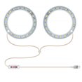 thumbnail image 2 of Matsuzay Luz LED de cultivo alimentada por USB con soporte para plántulas, lámpara para cultivo de plantas, cama elevada, macetas, Iluminación y accesorios 2 piezas Luz del sol, 2 of 6