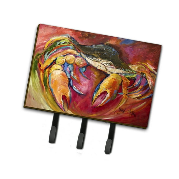 Carolines Treasures JMK1105TH68 Blue Crab Stars Leash or Key Holder Triple multicolor