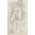 thumbnail image 3 of Henry Fuseli 10x14 Black Modern Framed Museum Art Print Titled - An Hermaphrodite (Between 1795 and 1800), 3 of 5