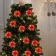 thumbnail image 4 of Fiudx Decorado Navideño, Flores Vibrantes y Las Fiestas, Flores Artificiales Duraderas, Diseño Fácil de Enganchar, Ideal para Corona Festivas, Escenas de Celebración En Casa, Reutilizables Todo El Añ, 4 of 6