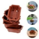 thumbnail image 2 of macetas de plástico para plantas y flores con orificios de drenaje., 2 of 7