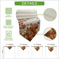 thumbnail image 5 of Squirrel Fall Table Runner Linen Burlap Table Runner 72 Inches Long Thanksgiving Branches Berry Rustic Dresser Scarves for Kitchen Island Coffee Dining Room Party Wedding Holiday Decoration 14"x72", 5 of 8