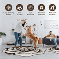 thumbnail image 4 of Planet Rugs Round Plush Flower-Shaped Rug for Girls Bedroom & Living Room Cozy Warm, 4 of 10